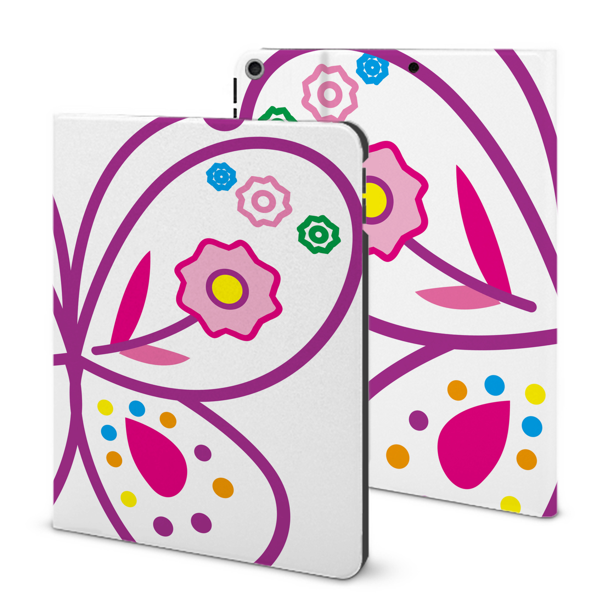 （画像用） Hello Kitty ハローキティ IPad ケース ブック型 PUレザー TPU 耐衝撃 軽量 薄型 ペン収納なし 全面保護 IPad 各モデル対応